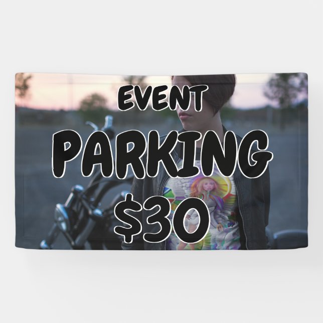 Werbebanner für Event Parking Company Banner (Horizontal)
