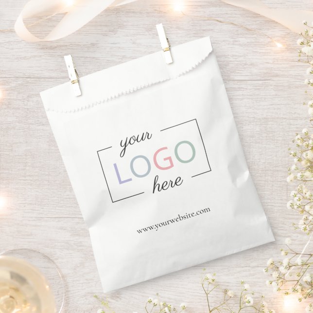 Werbebanner für kundenspezifische Firmenlogos Geschenktütchen (Ausgeschnitten)