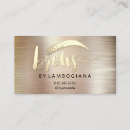 Werbebrows für die Nachsorge Logo Mikroblende Rose Visitenkarte