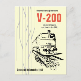 Werbedesign Deutsche Reichsbahn DDR Postkarte