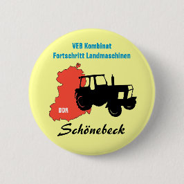 Werbedesign Fortschritt DDR Button