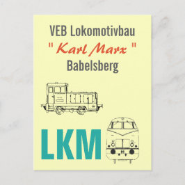 Werbedesign Reiseverkehr Deutsche Reichsbahn DDR Postkarte