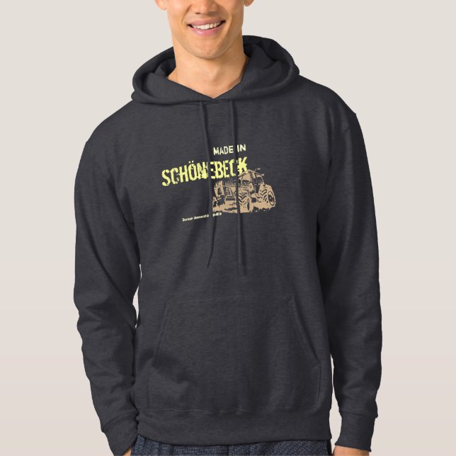 Werbedesign Schönebeck DDR Hoodie (Vorderseite)