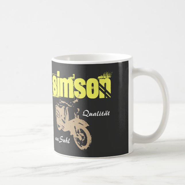 Werbedesign Simson Suhl DDR Kaffeetasse (Rechts)
