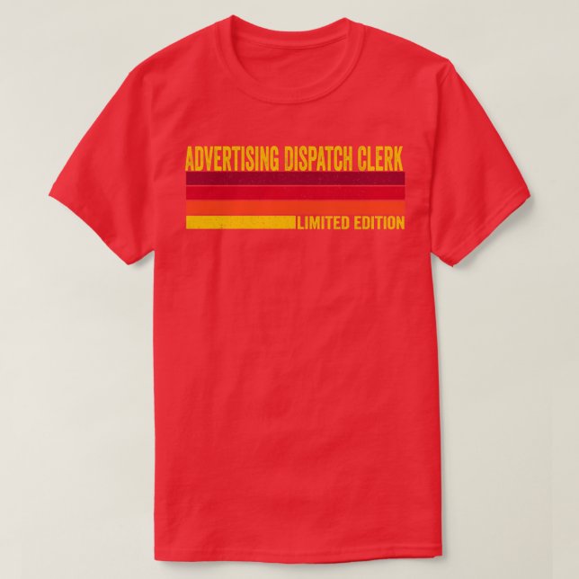 Werbedienstmitarbeiter T-Shirt (Design vorne)