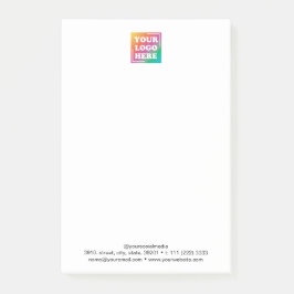 Werbefirma für kundenspezifische Firmenlogos Post-it Klebezettel