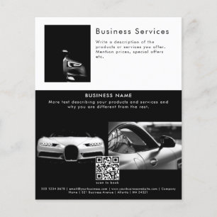 Werbeflyer Auto-Aufbereitung Autoreinigung Flyer