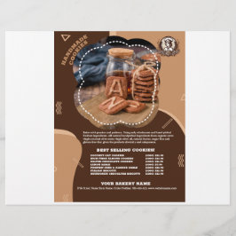 Werbeflyer für handgemachte Cookies Flyer