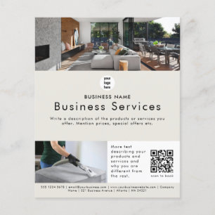 Werbeflyer Hausreinigung Dienstleistung Flyer