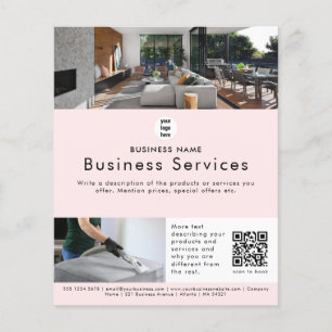 Werbeflyer Hausreinigung Dienstleistung Flyer