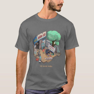 Werbegeschäft Busy Saigon Vietnam Street Life T-Shirt