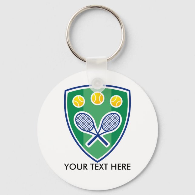 Werbegeschenk für den Schlüsselanhänger des Tennis (Vorderseite)