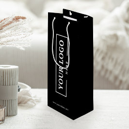 Werbegeschenk für Firmenlogo Geschenktüte Für Weinflaschen