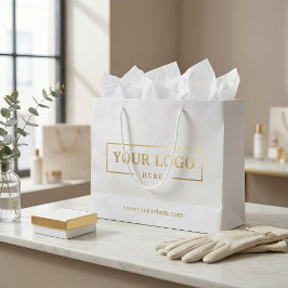 Werbegeschenk für Firmenlogo Große Geschenktüte