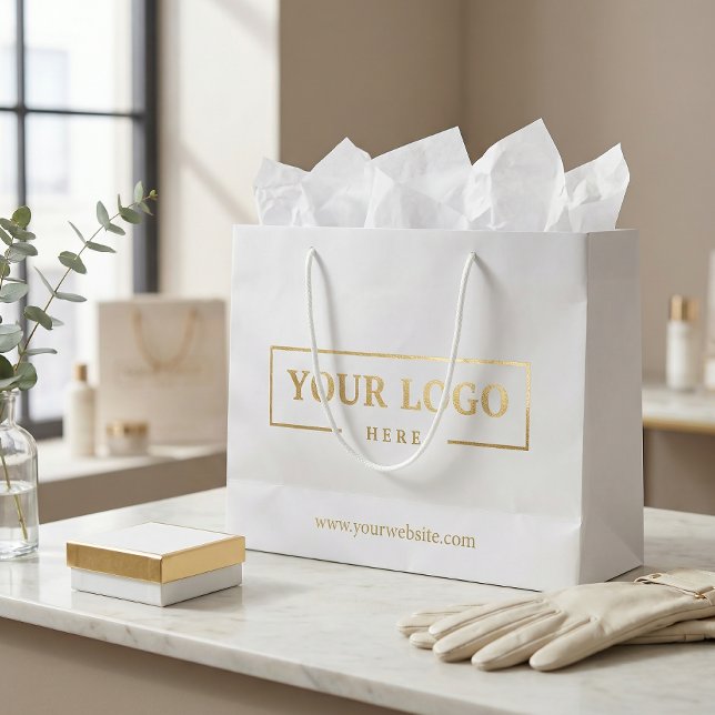Werbegeschenk für Firmenlogo Große Geschenktüte (Von Creator hochgeladen)
