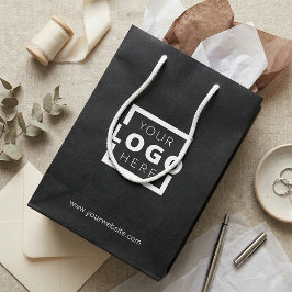 Werbegeschenk für Firmenlogo Mittlere Geschenktüte