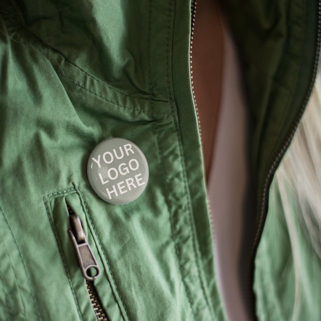 Werbegeschenk-Logo für Unternehmen mit Markenbezei Button (Von Creator hochgeladen)
