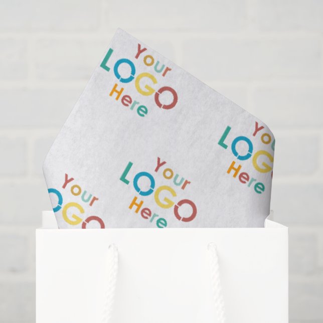 Werbegestaltung für kundenspezifische Firmenlogos Seidenpapier (Geschenktüte)