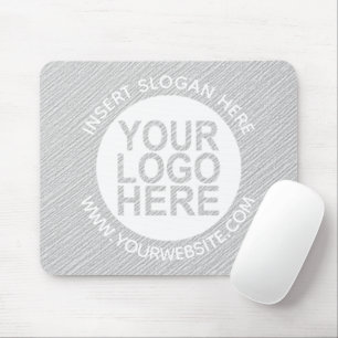 Werbegraue Logo für benutzerdefinierte Unternehmen Mousepad