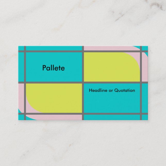 Werbekarten für Unternehmen Visitenkarte (Vorderseite)