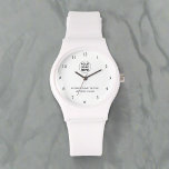 Werbemarken - Firmenlogo und Text weiß Armbanduhr<br><div class="desc">Zeigen Sie Ihre Marke mit unserer Werbeweiße Uhr,  die mit Ihrem Firmenlogo und Text angepasst ist. Dieses elegante und raffinierte Uhrwerk bietet eine stilvolle Möglichkeit,  Ihre Marke sichtbar behalten,  und ist somit die ideale Wahl für Firmengeschenke,  Events oder Werbegeschenke.</div>