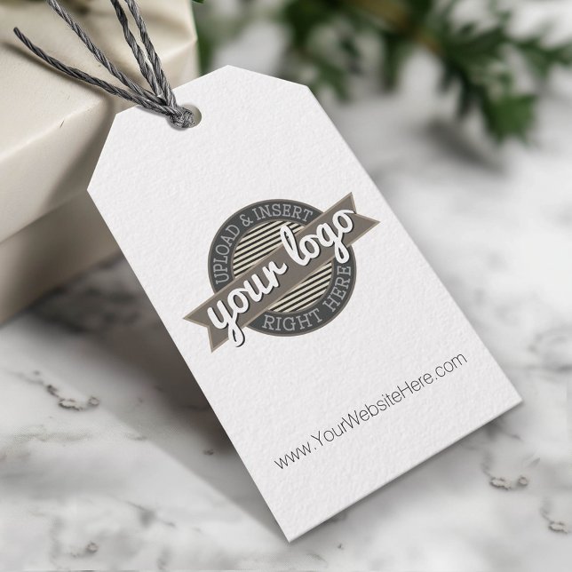 Werbematerial für Unternehmen mit Logo Geschenkanhänger (Custom Gift Tag)