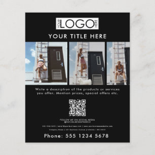 Werbemodell Schönheit Mode Modell schwarz Flyer