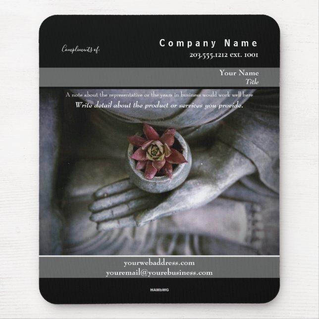 Werbemousepad Lily Pods Theme - HAMbyWG Mousepad (Vorne)