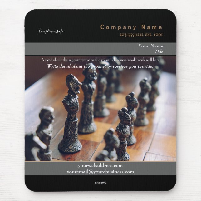 Werbemousepad-Rose - HAMbyWG Mousepad (Vorne)