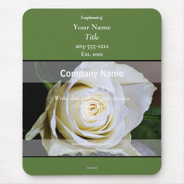Werbemousepad-Rose - HAMbyWG Mousepad (Vorne)