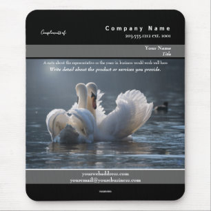 Werbemousepad Weißschwan. Thema - HAMbyWG Mousepad