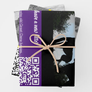 Werben Sie Ihre Welpen Geschenkpapier Set
