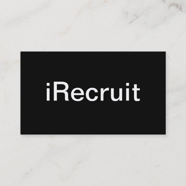 Werbeoffizier-Visitenkarte Visitenkarte (Vorderseite)