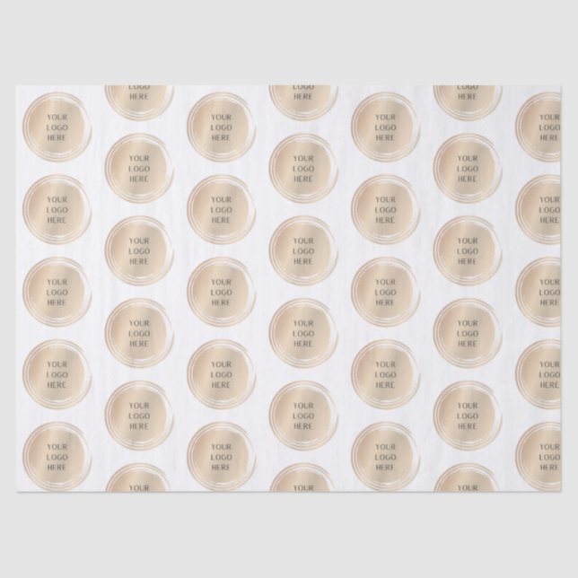 Werbepapier für Ihr Logo Seidenpapier (Vorderseite)