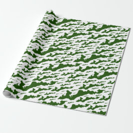 Werbepapier zum Logo der Classic Fishers Island -  Geschenkpapier