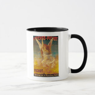 Werbeplakat für Affiches-Pichot Tasse