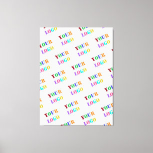 Werbeplakate für kundenspezifische Firmenlogos Leinwanddruck