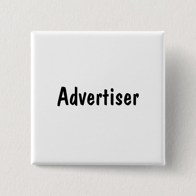 Werbetreibender Button (Vorderseite)