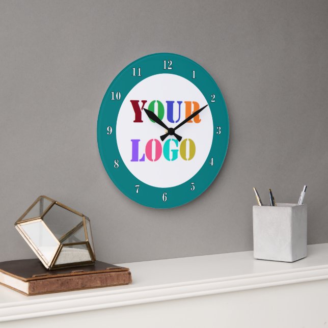 Werbeuhr für kundenspezifische Firmenlogo Große Wanduhr (Büro)