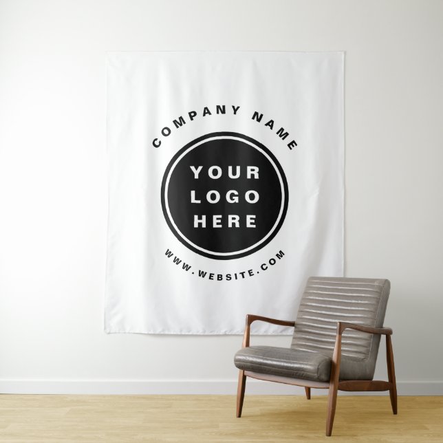 Werbeunternehmen für Ihr Firmenlogo Wandteppich (Beispiel)