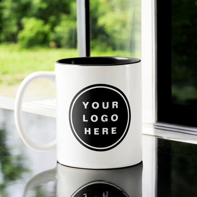 Werbeunternehmen für Ihr Firmenlogo Zweifarbige Tasse (Von Creator hochgeladen)