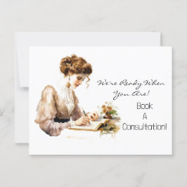 Werbeunternehmen Postkarte