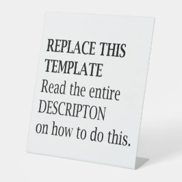 Werbeveranstaltung Modernes Werbezeichen für Unter Sockelschild