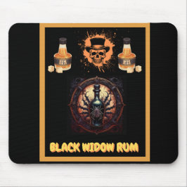 Werbezeichen für Metalle für Black Widow Mousepad