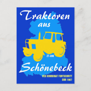 Werbung DDR Kombinat Fortschritt Postkarte