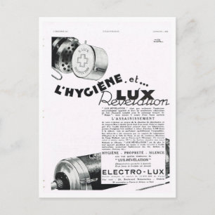 Werbung, Elektrolux Postkarte