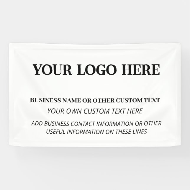 Werbung für Berufliche Firmenlogo Banner (Horizontal)