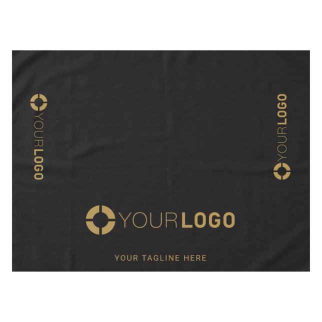 Werbung für das Logo "Black Custom Company" Tischdecke (Vorderseite (Horizontal))