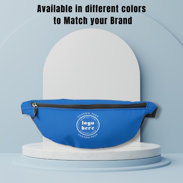 Werbung für das Logo der französischen Blue Compan Bauchtasche (Von Creator hochgeladen)