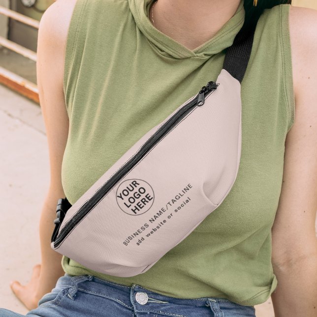 Werbung für das Logo der Trendy Blush Pink Company Bauchtasche (Von Creator hochgeladen)